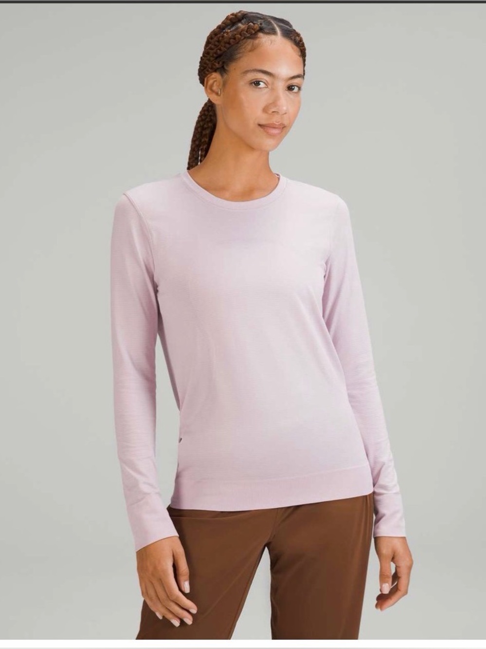 Lululemon Swiftly Relaxed-Fit Long Sleeve Shirt
Pink Peony Size 8